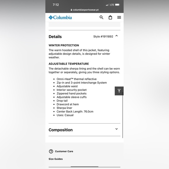 Columbia jacket - Picture 16 of 16